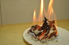 Combustión de una hoja de papel